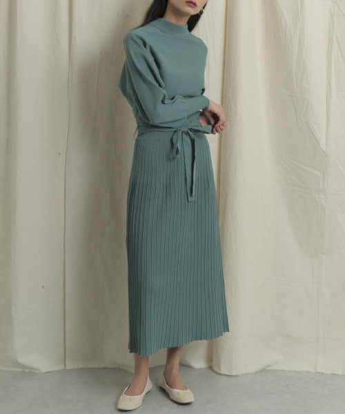 セール ウエストマークランダムリブニットワンピース センスオブプレイス バイ アーバンリサーチ Sense Of Place By Urban Research Magaseek