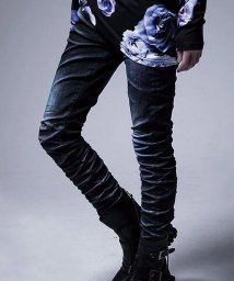 CIVARIZE(シヴァーライズ)/CIVARIZE【シヴァーライズ】立体加工ストレッチスキニーデニムパンツ/インディゴ