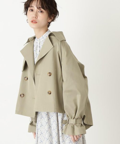 ショートトレンチコート エヌナチュラルビューティベーシック N Natural Beauty Basic Magaseek