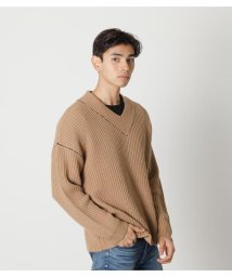 ニット セーター ベージュ のメンズファッション通販 Magaseek