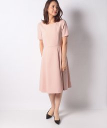MISS J(ミス　ジェイ)/【洗える】シルキーストレッチ ドレス/ピンク