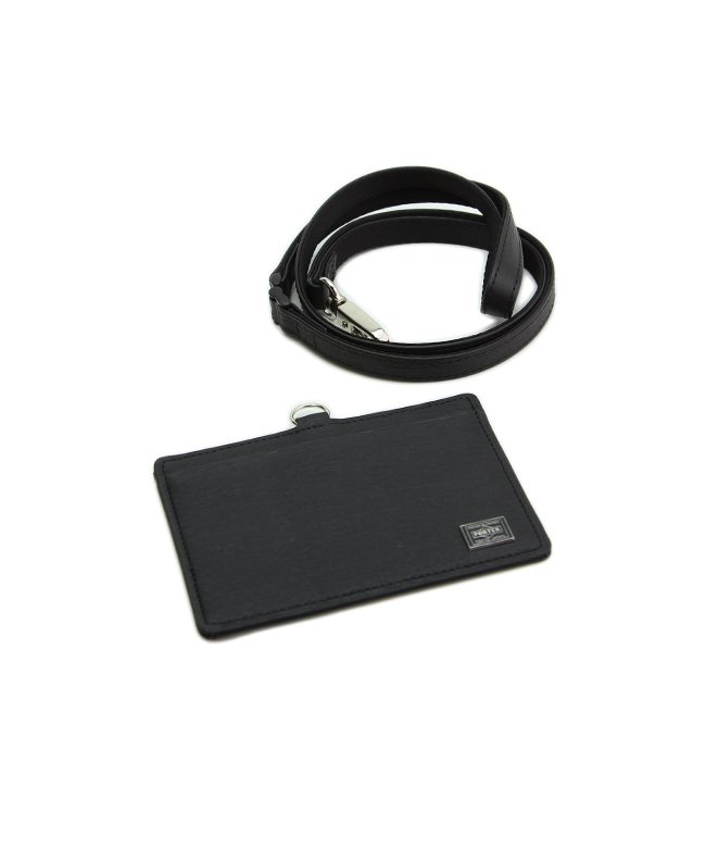 人気絶頂 横型 本革 吉田カバン ユニセックス メンズ ポーター ブラック フリー カレント カバンのセレクション Unygi5774 Porter Idカードホルダー 052 本物 格安 Jlt Polinema Org