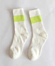 aimoha(aimoha（アイモハ）)/ライン靴下/ライトグリーン