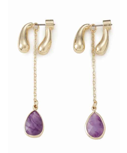 2wayロングストーンピアス リリー ブラウン Lily Brown Magaseek