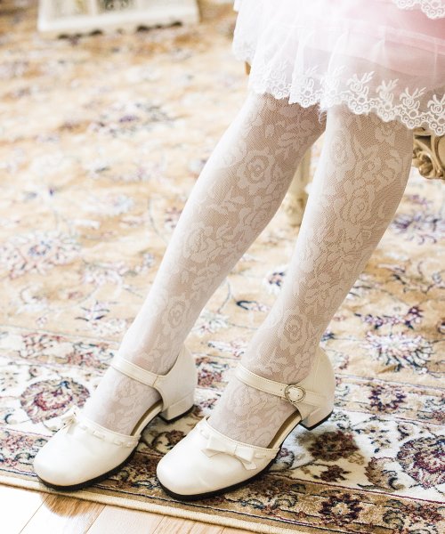 子供用タイツ バラ柄タイツ キャサリンコテージ Catherine Cottage Magaseek
