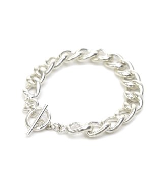 MAISON mou/【YArKA/ヤーカ】silver925 flat big chain bracelet [cyhe]/太喜平チェーンブレスレット　シルバー925 /503755469