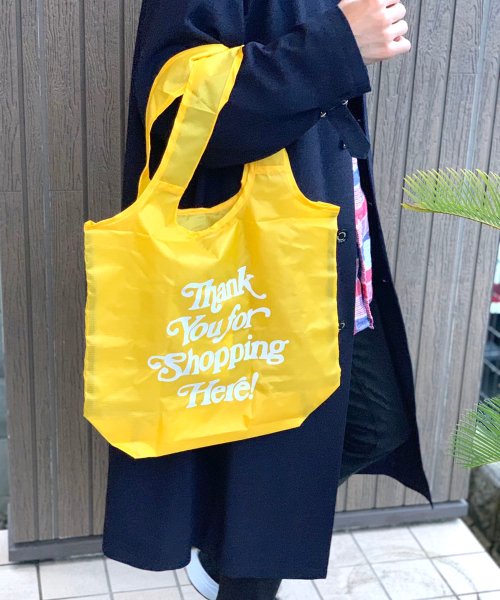 FRUIT OF THE LOOM(フルーツオブザルーム)/PACKABLE ECO TOTE TYSH/ｲｴﾛｰ