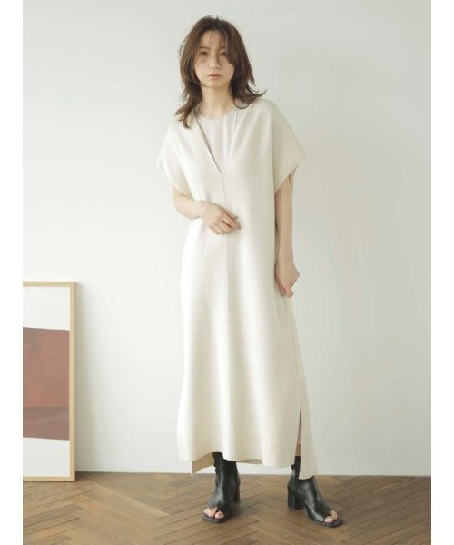 レイヤードカフタンニットワンピース フレイ アイディー Fray I D Magaseek レイヤードカフタンニットワンピース フレイ アイディー Fray I D Magaseek