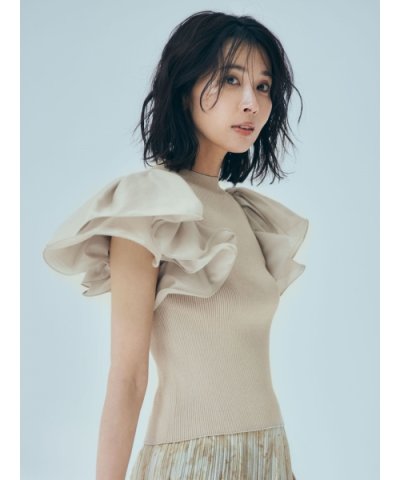 FRAY I.D／ラッフルスリーブニットプルオーバー／503790679