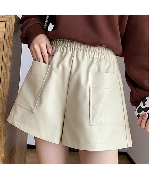 セール フェイクレザーショートパンツ ショートパンツ Nxl1290 シュベック Svec Magaseek