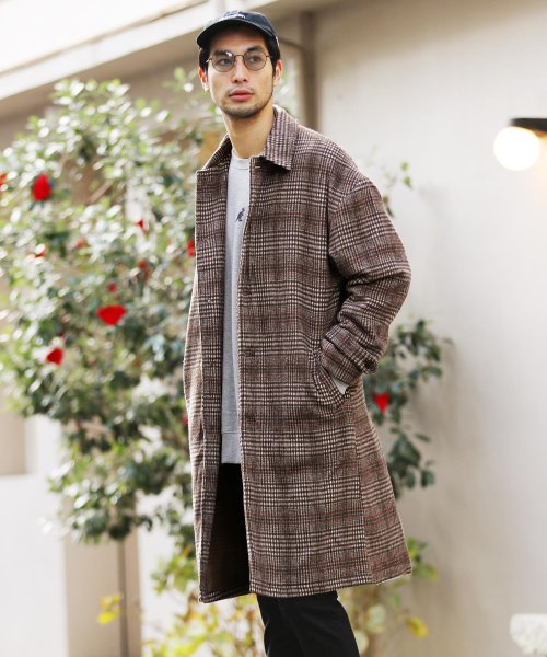 先染めシャギーオーバーステンコート ステンカラーコートメンズ コート ビジネス ロング丈 アウター ビッグシルエット ジギーズショップ Jiggys Shop Magaseek 先染めシャギーオーバーステンコート ステンカラーコートメンズ コート ビジネス ロング丈 アウター ビッグシルエット ジギーズショップ Jiggys Shop Magaseek