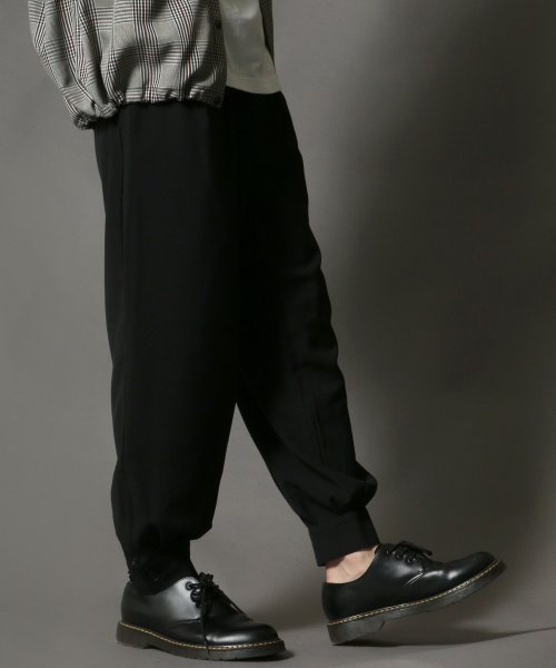 SITRY(SITRY)/【SITRY】Cuffs wide pants/カフス ワイドパンツ/ブラック