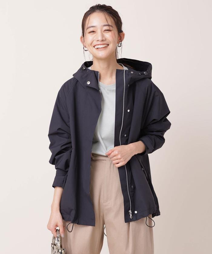 撥水 防風 サイドジップマウンテンパーカー ナノ ユニバース Nano Universe Magaseek