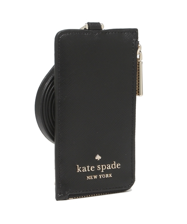 ケイトスペード パスケース アウトレット ステイシー 定期入れ コインケース ブラック レディース KATE SPADE WLR00139 001