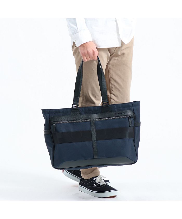 BRIEFING SQ TOTE ブラック A4 肩掛け メンズ ナイロンヨコ50cm