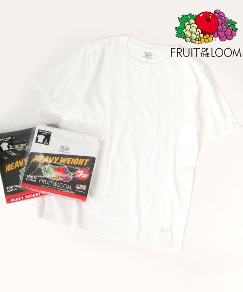 salong hameu(salong hameu)/【Salong hameu】FRUIT OF THE LOOM◆ヘビーウェイト無地半袖Tシャツ/ホワイト