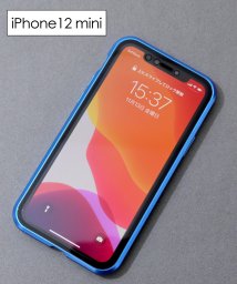 ninon(ニノン)/【iPhone12 /12 mini /12 pro max対応】【覗き見防止】強化ガラスのマグネットアイフォンケース　iPhone11&11Pro&11Pro/ブルー系3