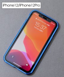 ninon(ニノン)/【iPhone12 /12 mini /12 pro max対応】【覗き見防止】強化ガラスのマグネットアイフォンケース　iPhone11&11Pro&11Pro/ブルー系4