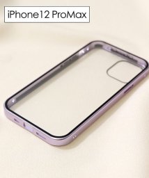 ninon(ニノン)/【iPhone12 /12 mini /12 pro max対応】強化ガラスの全面保護マグネットアイフォンケース　iPhone11&11Pro&11ProMax/パープル系5
