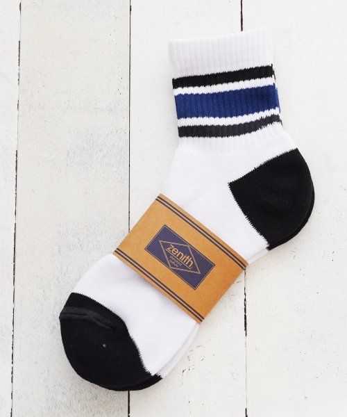 ar/mg(エーアールエムジー)/【EX】【EX003】【ZENITH】NEW LINE CREW SOCKS/ブラック