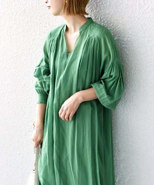 セール 35 Off Web限定 タック刺繍カフタンワンピース シップス ウィメン Ships Women Magaseek