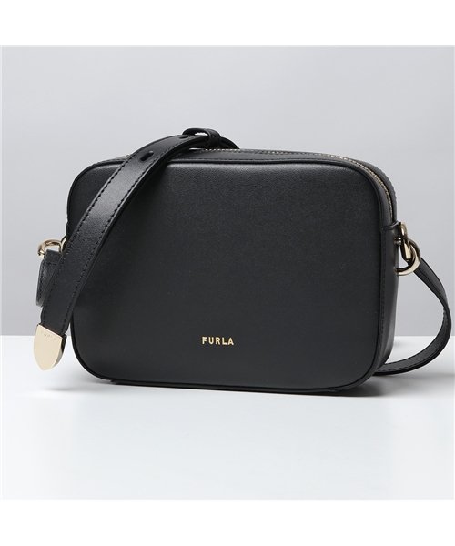 FURLA(フルラ)/【Furla(フルラ)】BZY7FBK MSD000 BLOCK MINI CROSSBADY  ブロック レザー ショルダーバッグ ポシェット 鞄 レディース/ブラック