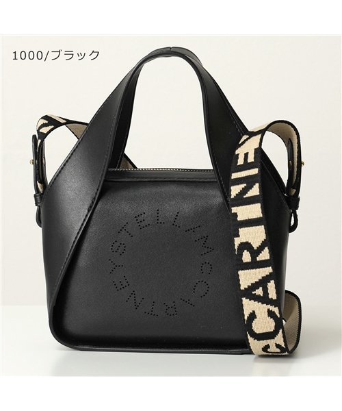 Stella McCartney(ステラマッカートニー)/【STELLA McCARTNEY(ステラマッカートニー)】700140 W8542  ショルダーバッグ ジャガードロゴベルト 鞄 レディース    /ブラック