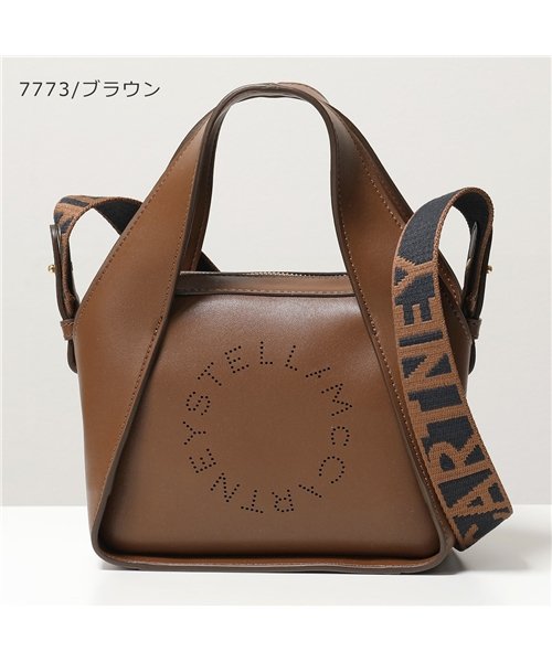 Stella McCartney(ステラマッカートニー)/【STELLA McCARTNEY(ステラマッカートニー)】700140 W8542  ショルダーバッグ ジャガードロゴベルト 鞄 レディース    /ブラウン