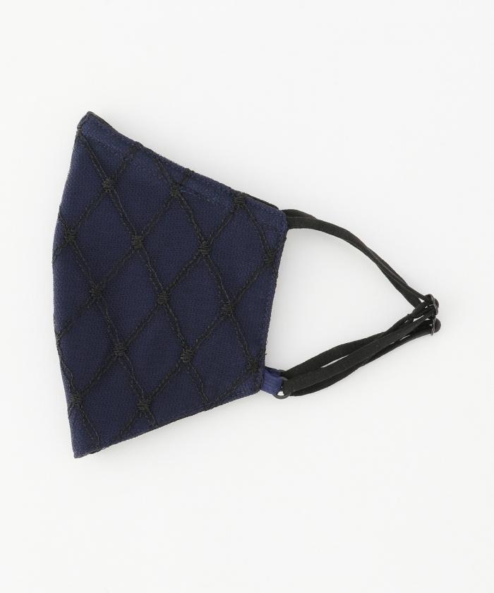 GRACECONTINENTAL チュール刺繍マスク ブラック F GRACECONTINENTAL チュール刺繍マスク ブラック F