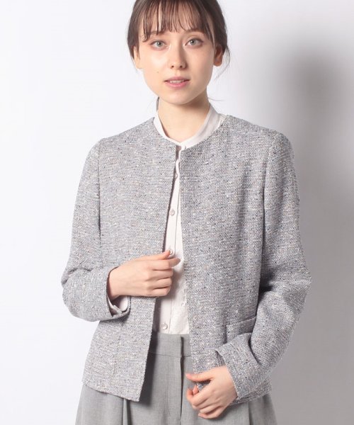 ノーカラーツイードジャケット レディースファッション 阪急百貨店公式通販 Hankyu Fashion