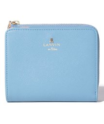LANVIN en Bleu(BAG)(ランバンオンブルー（バッグ）)/リュクサンブールカラー 二つ折り財布/ブルー