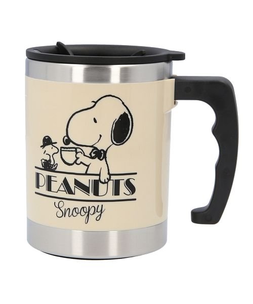 Snoopy スヌーピー 蓋付き マグ 400ml バックヤード Backyard Magaseek Snoopy スヌーピー 蓋付き マグ 400ml バックヤード Backyard Magaseek