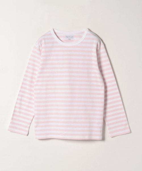 J008 Ts ボーダーtシャツ アニエスベー ファム Agnes B Femme Magaseek