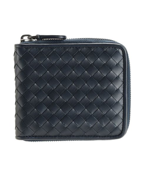 BOTTEGA VENETA(ボッテガ・ヴェネタ)/【BOTTEGA VENETA(ボッテガヴェネタ)】 ボッテガ ヴェネタ メンズ折財布 /ネイビー系