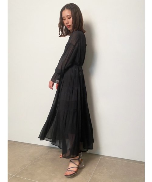 セール 50 Off シフォンプリーツロングワンピース フレイ アイディー Fray I D Magaseek