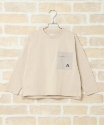 ikka kids(イッカ　キッズ)/【キッズ】GERRY 布帛ポケット付Tシャツ(120〜160cm)/オフホワイト