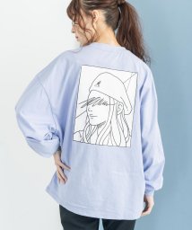 Rocky Monroe(ロッキーモンロー)/KANGOL カンゴール ロンT カットソー Tシャツ 長袖 メンズ レディース ビッグシルエット ドロップショルダー オーバーサイズ ストリート カジュアル /パープル