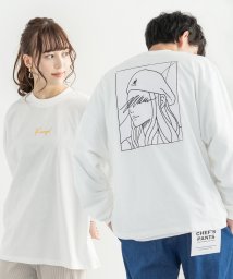 Rocky Monroe(ロッキーモンロー)/KANGOL カンゴール ロンT カットソー Tシャツ 長袖 メンズ レディース ビッグシルエット ドロップショルダー オーバーサイズ ストリート カジュアル /オフホワイト