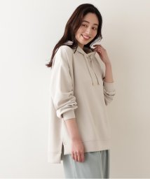 NATURAL BEAUTY BASIC(ナチュラルビューティーベーシック)/TRストレッチダンボールニット/エクリュ1