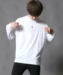 SITRY(SITRY)/【SITRY】バラシシュウTEE/薔薇刺繍ロングスリーブＴシャツ<ワイドシルエット>/ロンＴ/柄1