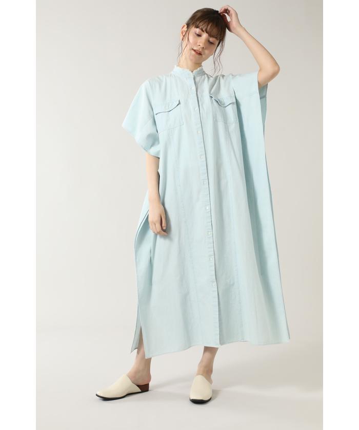 超格安一点 フリンジネックロングシャツドレス ワンピース ドレス Www Azns Org