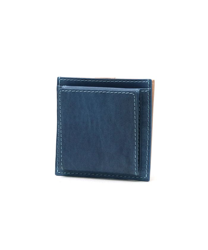 バギーポート 財布 BAGGY PORT 二つ折り財布 BOX型小銭入れ KOI コーアイ 二つ折り 本革 藍染め 小さめ コンパクト ZYS－087