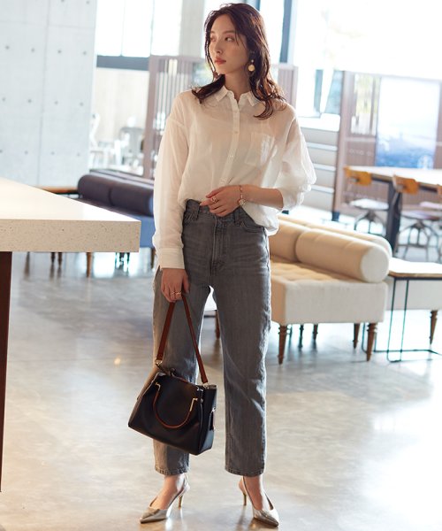 寸たらセンタープレスデニム ミラオーウェン Mila Owen Magaseek