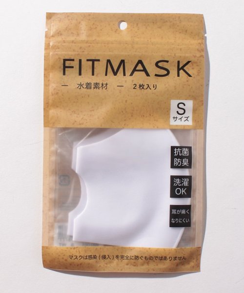 VacaSta Swimwear(バケスタ スイムウェア)/「FIT MASK」繰り返し使える水着素材マスク /ホワイト