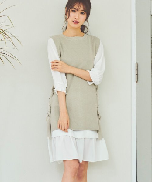 セール ニットベストワンピースset レッセ パッセ Laisse Passe Magaseek