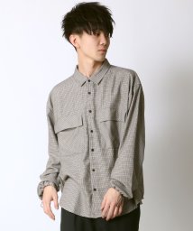 SITRY(SITRY)/【SITRY】オーバーサイズ 袖コード付き CPOシャツジャケット/柄A