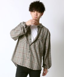 SITRY(SITRY)/【SITRY】オーバーサイズ 袖コード付き CPOシャツジャケット/柄B