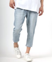 SITRY(SITRY)/【SITRY】Stretch denim Cropped trousers/ストレッチ デニム クロップド トラウザー/サックス