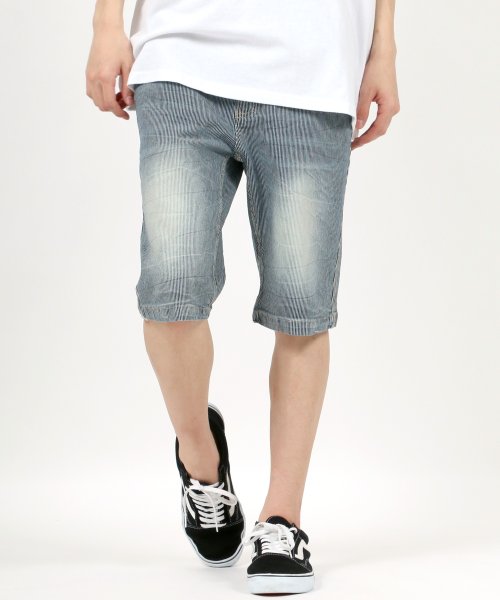 SITRY(SITRY)/【SITRY】Denim relax shorts/デニム リラックス ショーツ/柄A