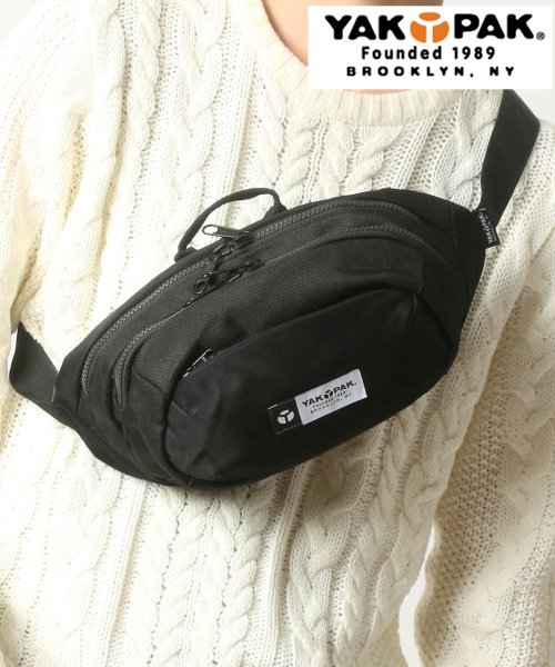 SITRY(SITRY)/【SITRY】【YAKPAK】 撥水コーティング WAIST BAG(ウエストバッグ)/ブラック